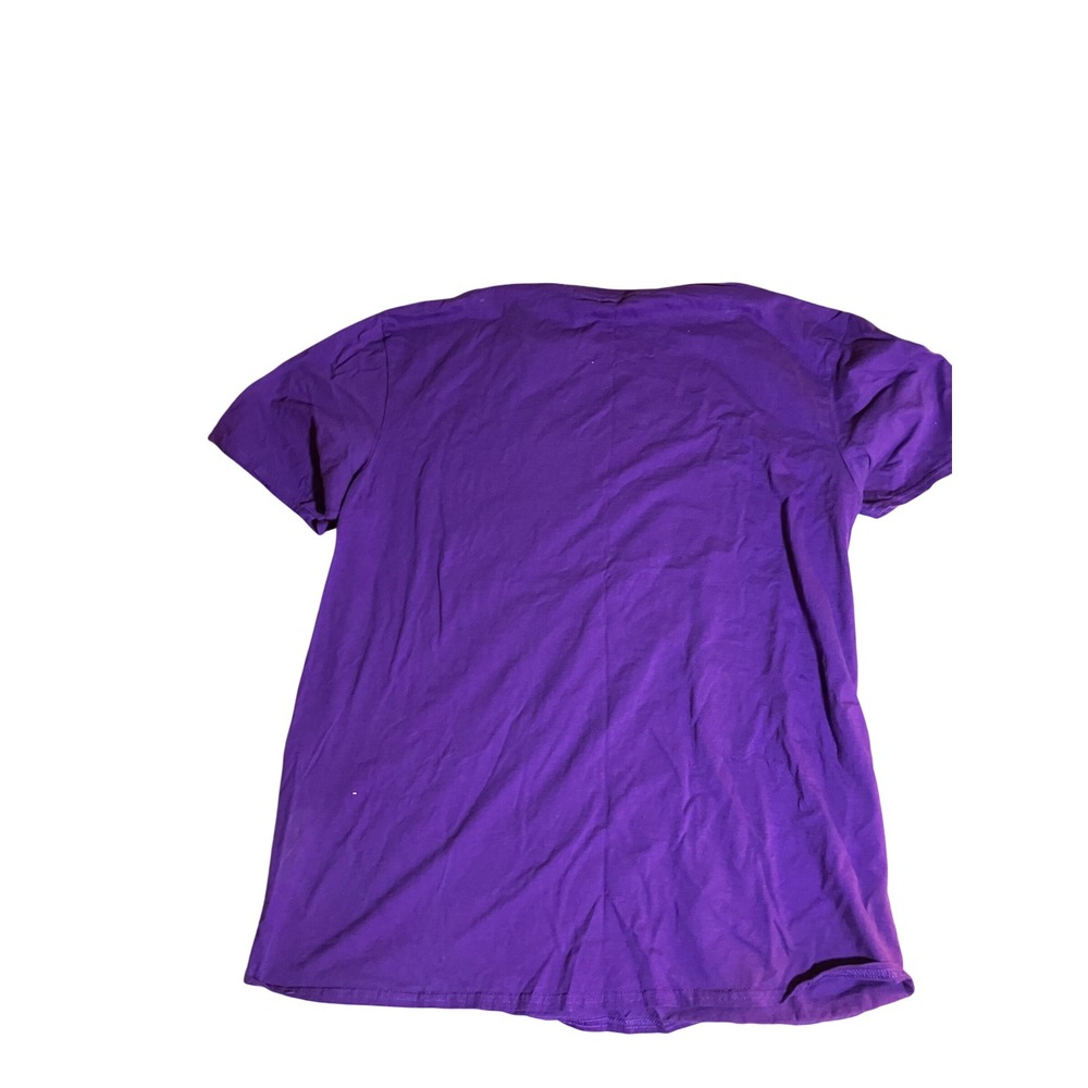 TeeFury Lets Be Frank Lisa Unicorn Rainbow Purple Graphic T-Shirt XXL 80's Retro - Picture 2 of 6